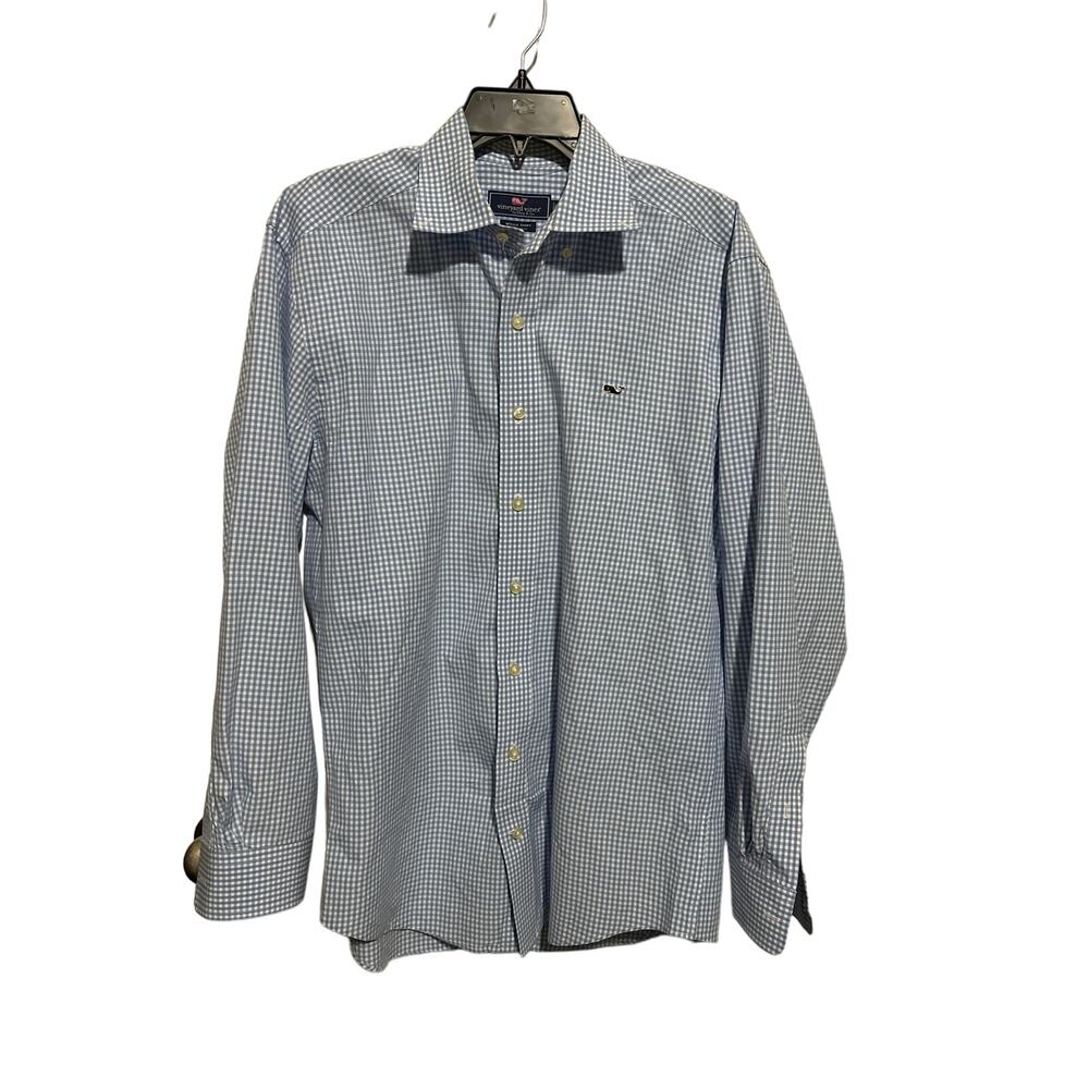 Vineyard Vines Whale Shirt Button Down M 100% Cotton